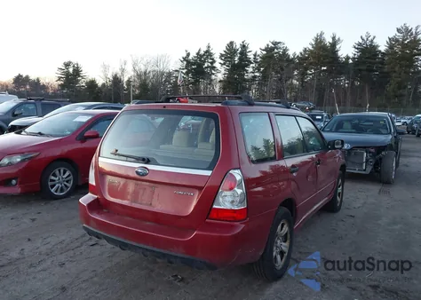 2007 Subaru Forester 2.5X from USA, damaged, VIN JF1SG636X7G726432